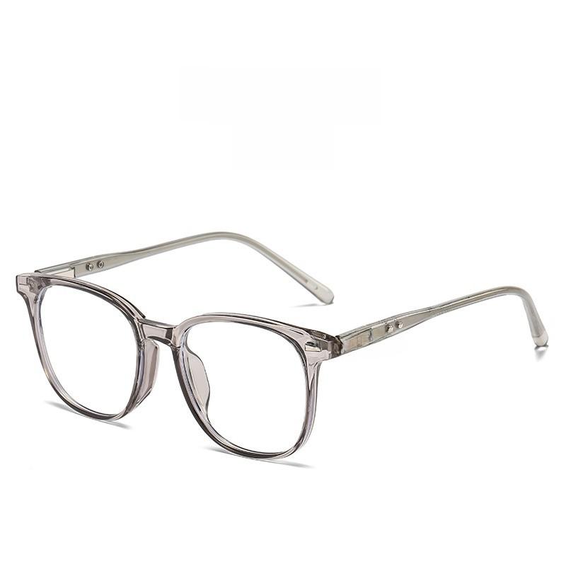 Tr90 Square Eyeglass Frame For Men And Women With Blue Light Blocking Lens For Fashion Casual Wear