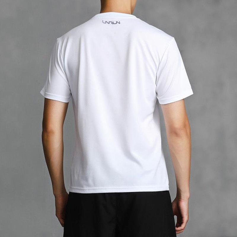 Li-Ning Plain Breathable Quick-Dry Sports T-Shirt Men tops White ATSS797-2