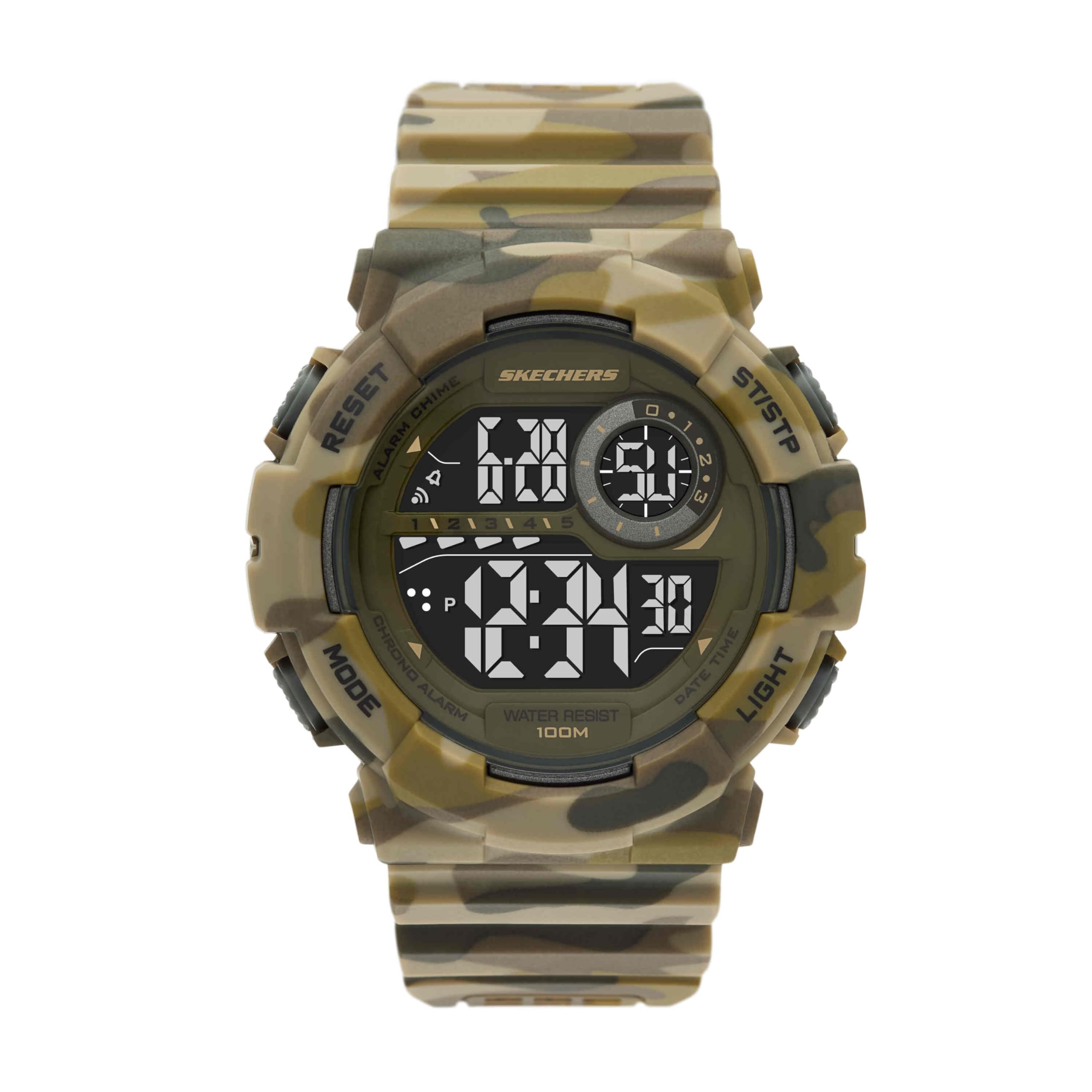 Skechers Digital Polyurethane Watch SR1174 Men s зелёный
