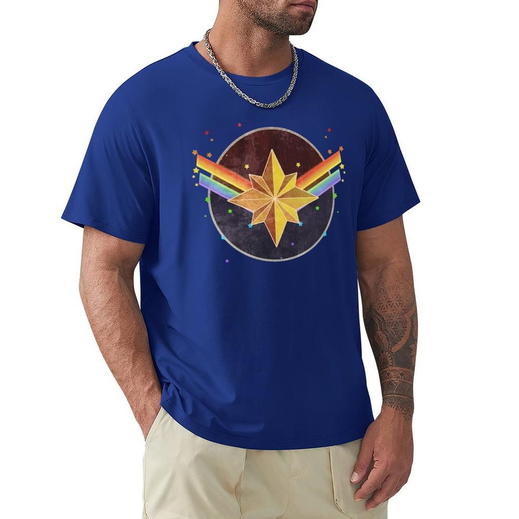 Rainbow Captain 2 T-Shirt Grafik T-Shirt Vintage Vintage Anime Shirt Kawaii Kleidung Herren Vintage T-Shirts