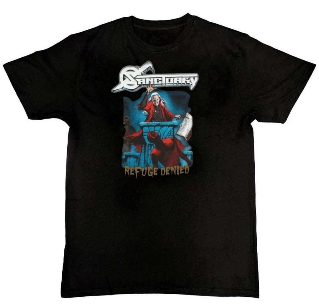 SANCTUARY BAND REFUGE DENIED Graphic Print T-Shirt XXL