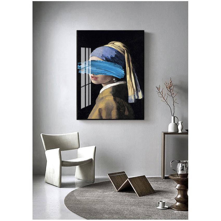 By Jon Pop Art Prints Wall Pictures For Home Decor The Girl With A Pearl Earring Canvas Paintings Reproductions Famous Artwork