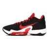 Nike Zoom Rize 2 EP Round Toe Lace-Up Fabric Shock Absorption Non-Slip Mid-Top Basketball Shoes Unisex Sneaker Black Red CT1498-003