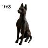 Minimalist Dog Statue 3D Printed Sitting Figurine, Modern Statue, Animal White Figurine Sculpture Decoration for Home Office Desk, Gift Pet Lovers PLA