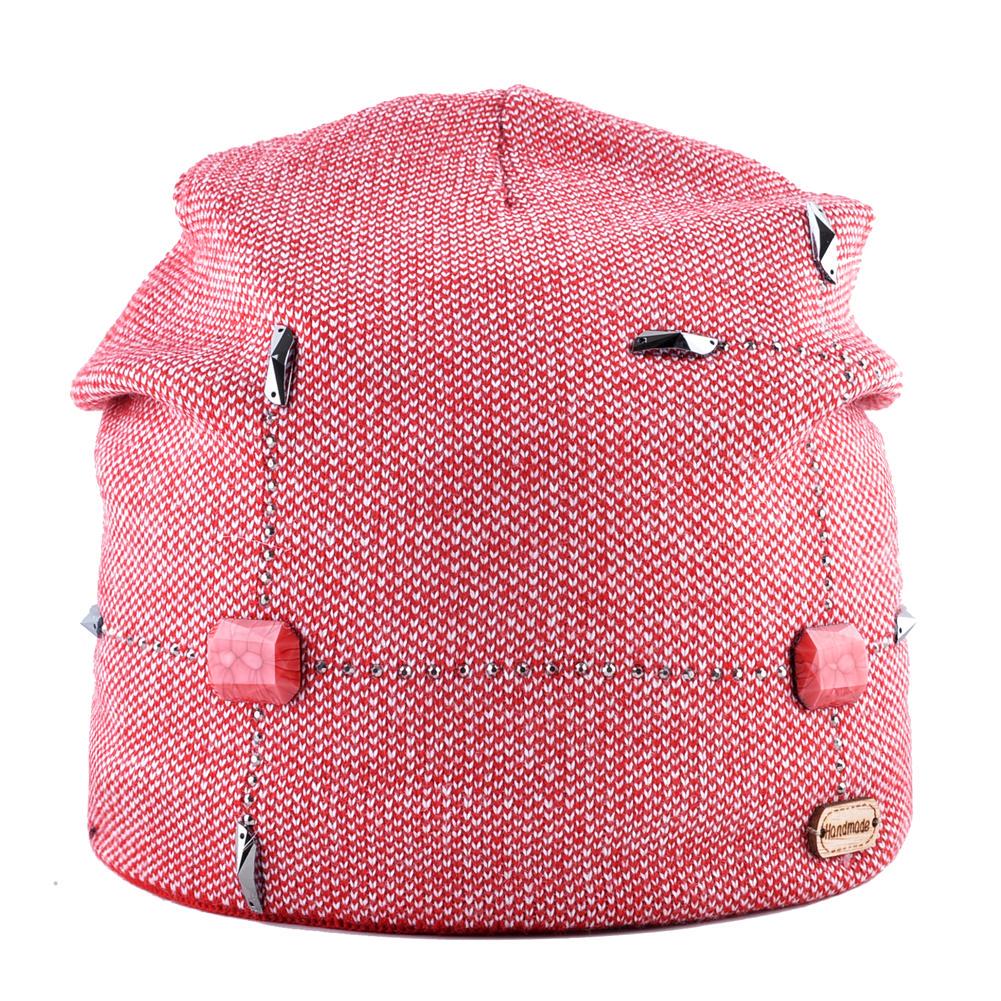 

Зимняя вязаная шапка высокого качества 55-58CM красный