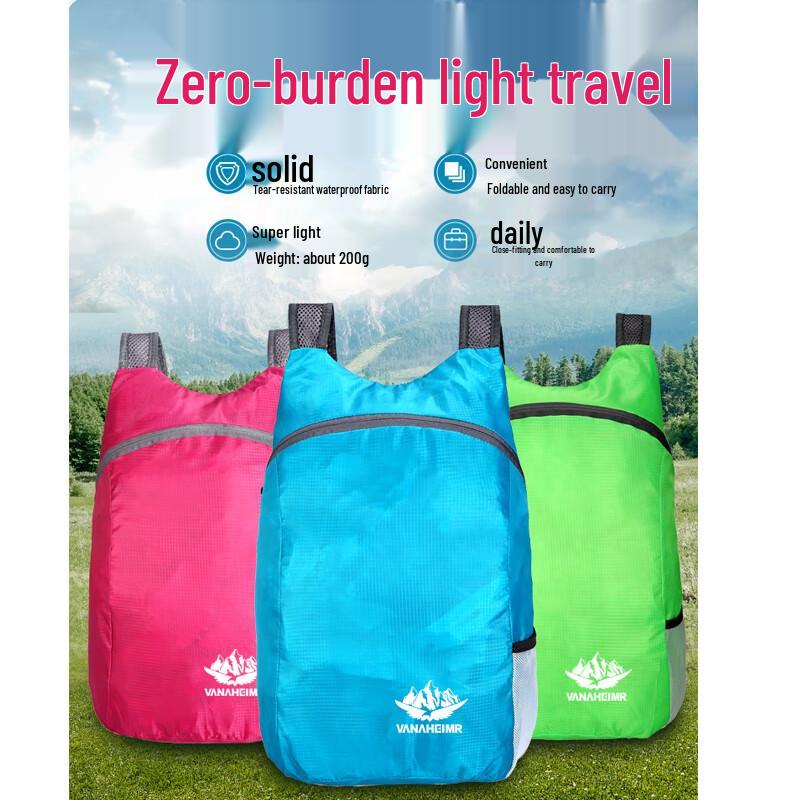 Vanaheimr Foldable Lightweight Outdoor Backpack 1L