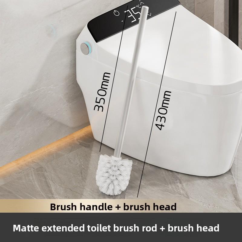 Stainless Steel Toilet Brush Bathroom WC Black Kitchen Cleaning Brush Silver Toilet Brush Scrubber Bathroom Cleaning Supplies