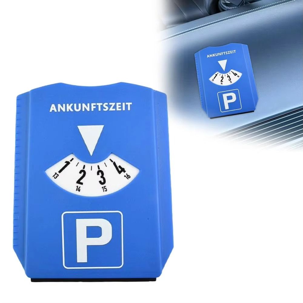 Ice Scraper Function Parking Timer PS Material Parking Meter Time Display Disc  Parking Use