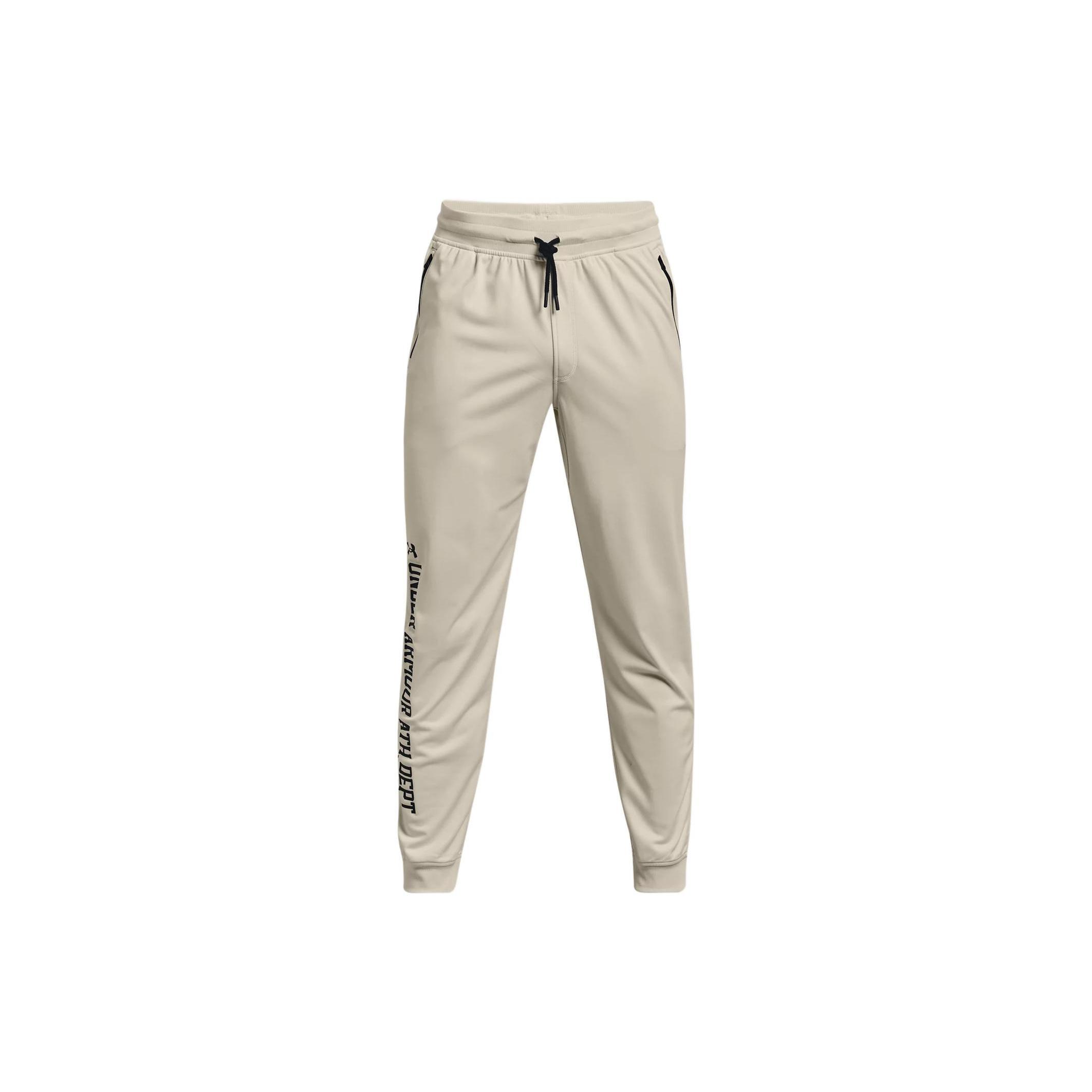 Under Armour Sportstyle Tricot Graphic Pants  Beige  Men s 1370501-279 XL