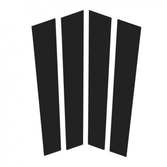 

4 Pcs Door Pillar Window Trim for Porsche Panamera 2017- Black