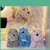 Puppy Cute Hand Towel Chenille Dog Absorbent Hand Towel Multipurpose Puppy Shaped Towel For Hands Bathroom Kitchen