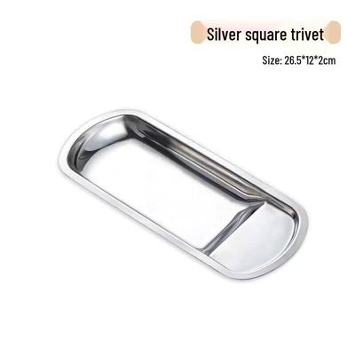 Wutuo Stainless Steel Buffet Serving Plate Set