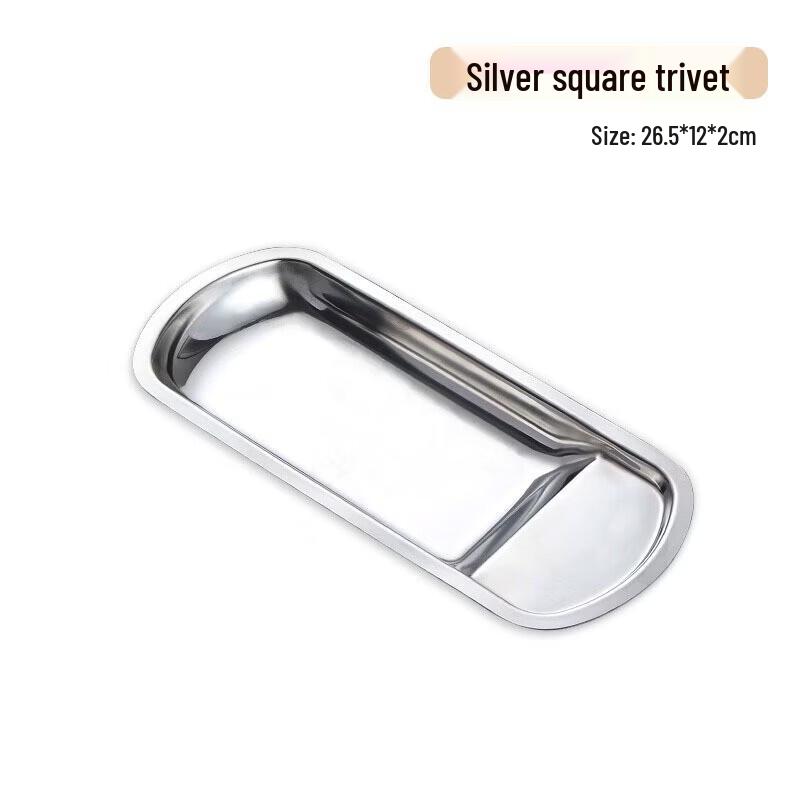 Wutuo Stainless Steel Buffet Serving Plate Set