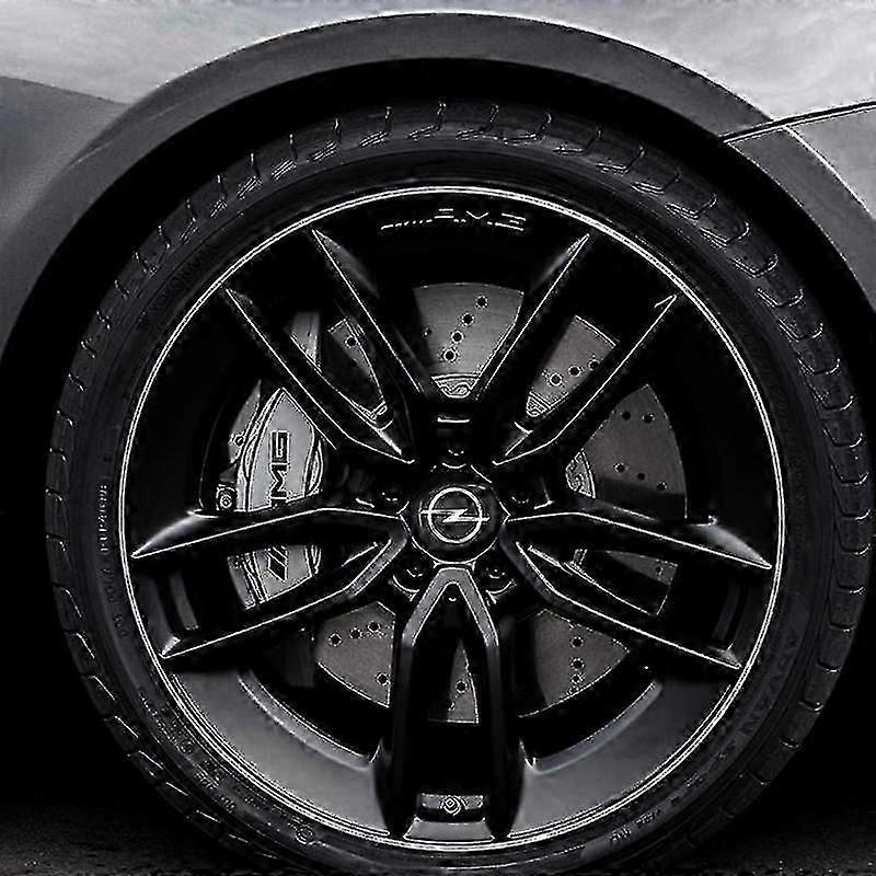 4pcs Car Logo New Wheel Hub Cap Metal Emblem Stickers For Opel Astra H Astra J G Corsa Insignia Zafira B Vectra C Corsa D Vivaro