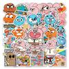 50 Children's Cartoon Animation Doodle Waterproof Scooter Laptop Decorative Stickers