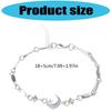 Lightweight Alloy Celestial Bracelet Wrist Chain With Adjustable Closure Sparkling Night Out Accessory For Women