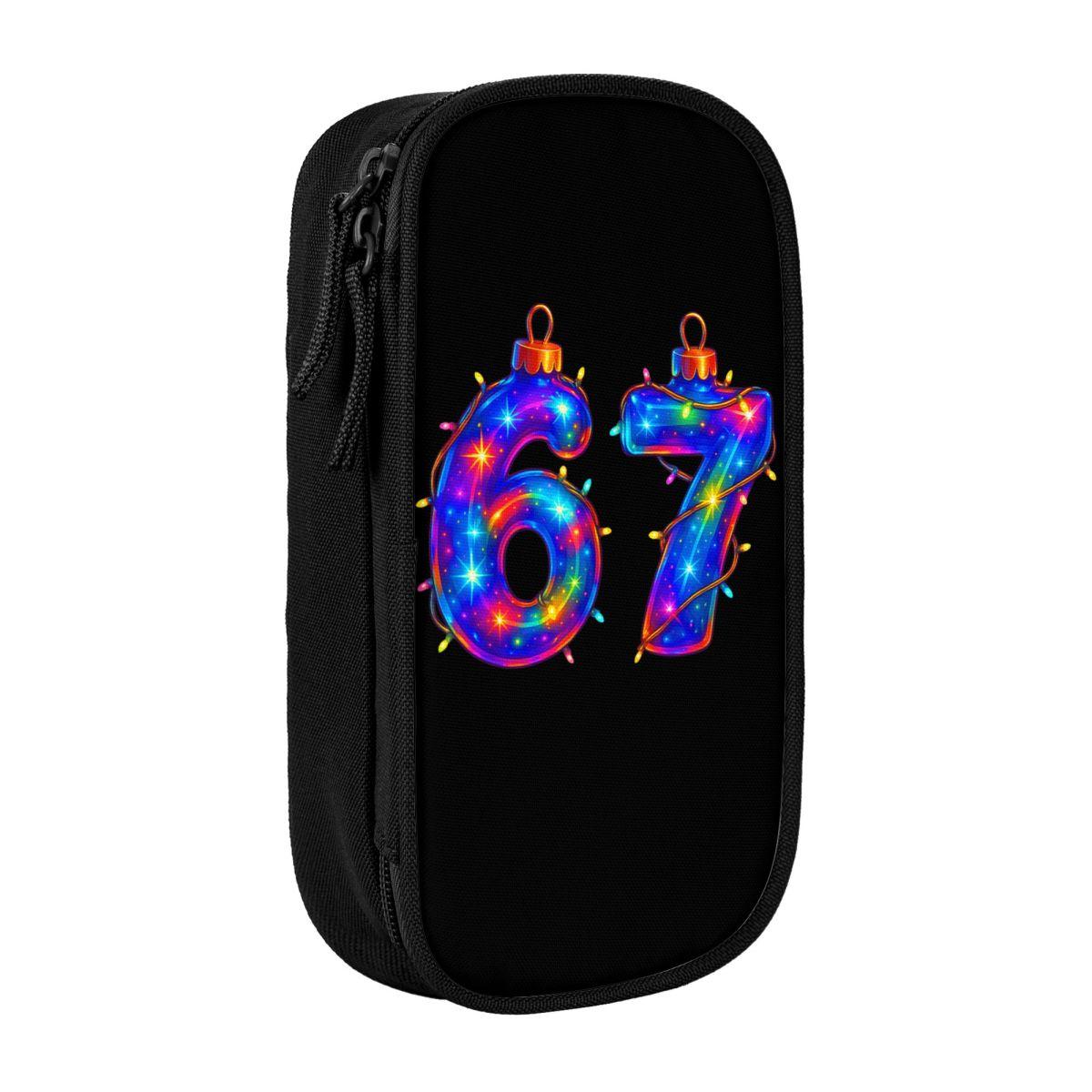 67 Meme Zes Zeven Etui Kinderen Kawaii Etui Ontwerp School Etuis Benodigdheden Cadeau (as the picture,One Size)