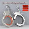 1Pcs High Hardness Comprehensive Wiring Construction Auxiliary Device Adjustable Cable Tray Laying Auxiliary Pulley