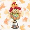 Thanksgiving Scarecrow Miniature Fall Scarecrow Tree Topper 8 Inches Miniature Harvest Autumn Ornaments for Farmhouse Home Party Supplies