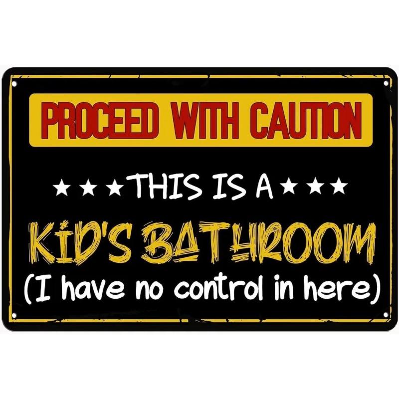 Beware of Dog Warning Metal Sign 20x30cm, No Entry Caution Plaque