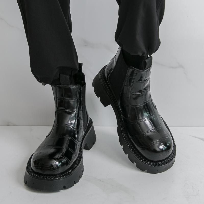 Martin boots Derby casual business platform high-top boots