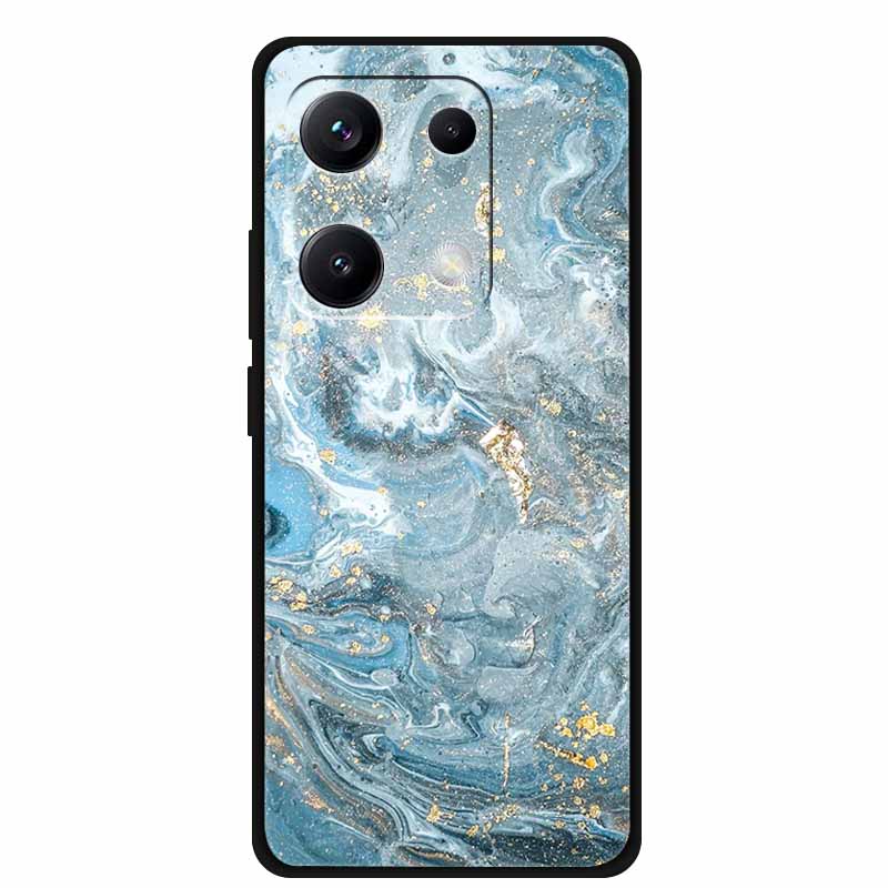 For Redmi Note 14S Case Note14S Marble Back Soft Cover Bumper TPU Phone Case For Xiaomi Redmi Note 14 S Silicone Shells Funda