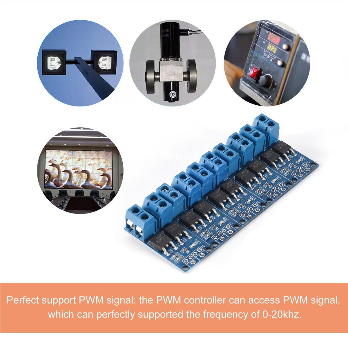 

10PCS DC 5V-36V 15A(Max 30A) MOSFET MOS FET Trigger Switch Driver Module 0-20KHz PWM Regulator Control Panel China Mainland