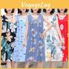And Elderly Summer Cotton Middleaged Silk Nightgowns Pajamas Womens Dresses Large Size Mothers Casual Nightgowns Homewear