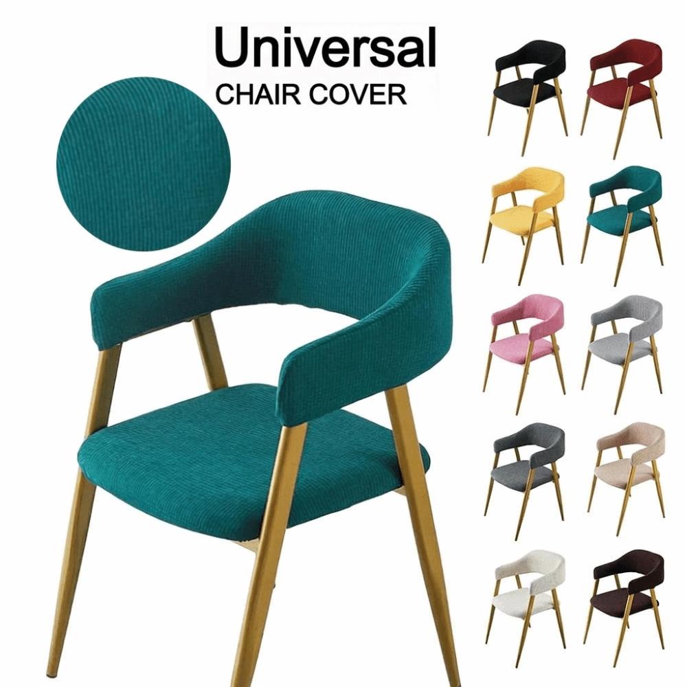Stretch Fabric Armchair Slipcover Thickened Texture Dining Chair Cover  Dining Room