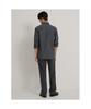 Binpolmen Wool Blend Semi-Wide Slacks Ash