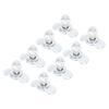 8PCS L Track Double Lug Threaded Stud Nut Fittings M8x30 6000lb Load Capacity Double Lug Threaded Stud Nuts for Pickup