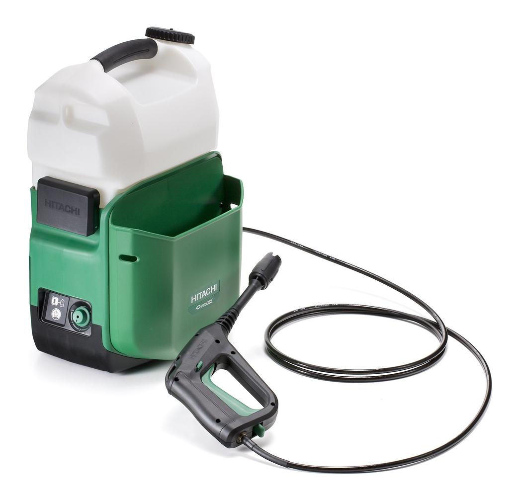 HiKOKI Cordless High Pressure 8L Tank Water Water Supply Storage Battery and Charger Sold Main Unit Green 18V Washer, Rechargeable, Capacity,