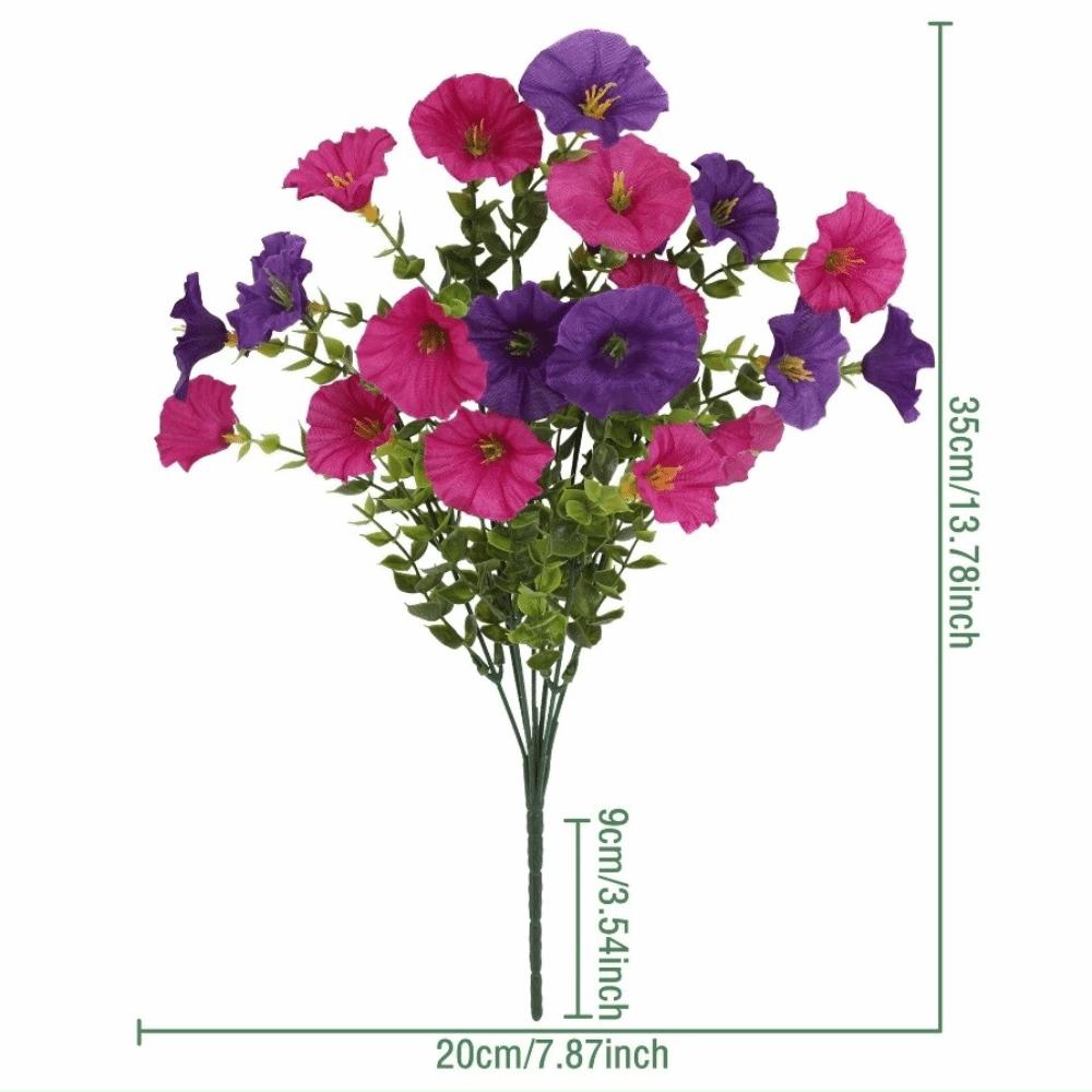 Künstliche Pflanzen Künstliche Stiefmütterchen Herbstdeko DIY Blumiger Eukalyptus Blumenstrauß Weicher Realistischer Simulierte Veilchen Sträuße