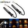 2/4pcs Motorcycle LED Turn Signal Flowing Light 12v Waterproof Amber Flasher Indicator Blinker Rear Lights Lamp Accessories