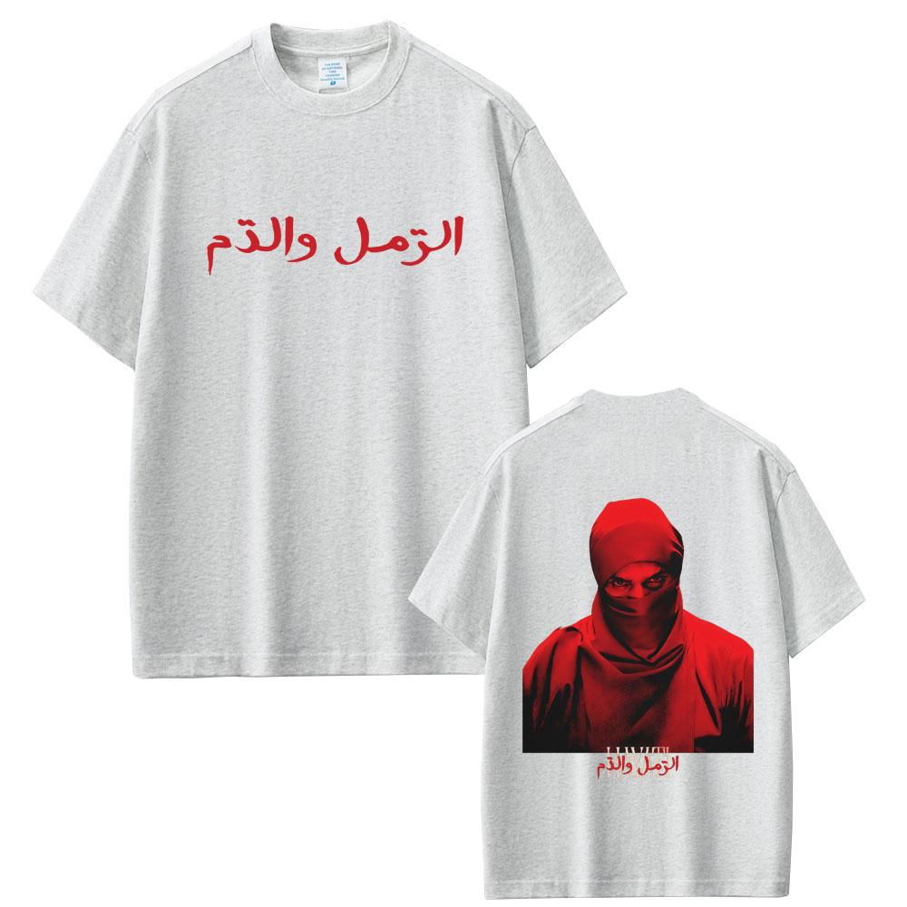 Hot Sale Rapper Niro HAYATI Album Graphic Tshirt Men Women Fashio Hip Hop Oversized Streetwear Male High Quality Cotton Tshirt