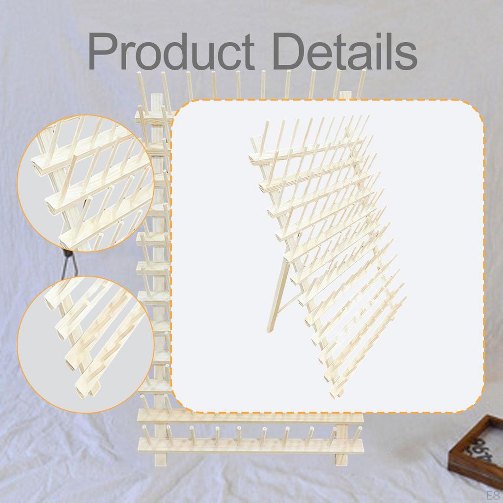 Držák nití Výšivkový organizér Stabilní Nástěnný Úsporný Všestranná Ozdoba Pevný