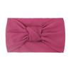 Unisex dětská čelenka s uzlem/Nylonový turban 13-24 měsíců Elastická omyvatelná ekologická pomůcka pro kojence a batolata