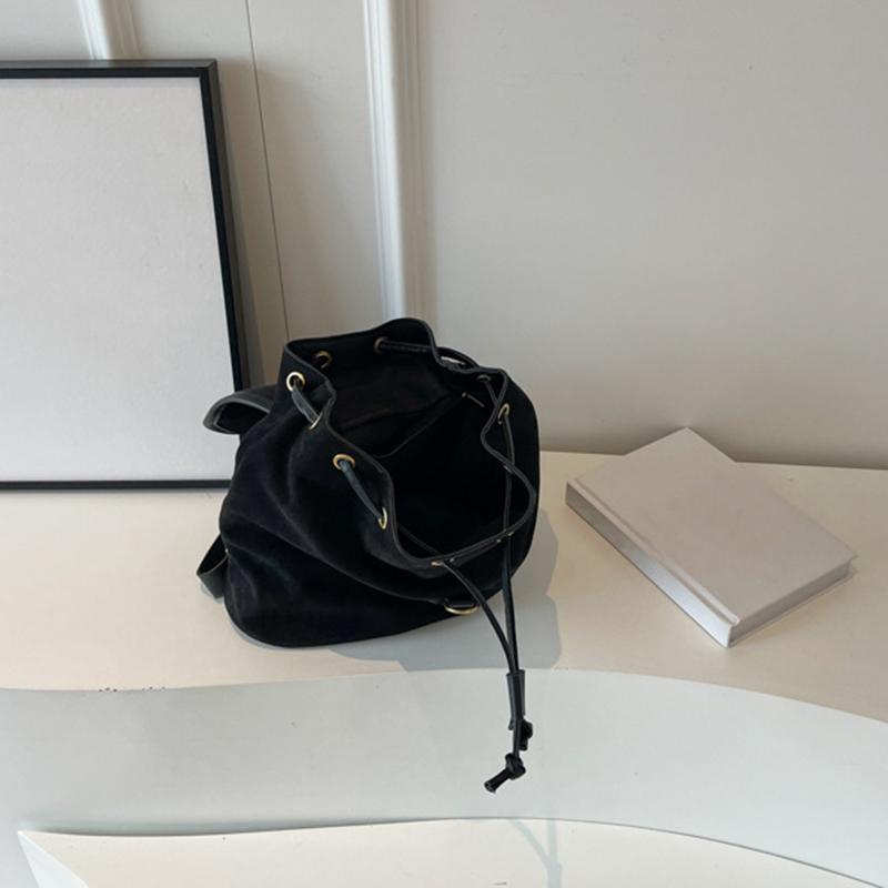 Autumn Suede Backpacks For Women Large Capacity College Student Schoolbags Suitable For Travel Daily Commuting KTB