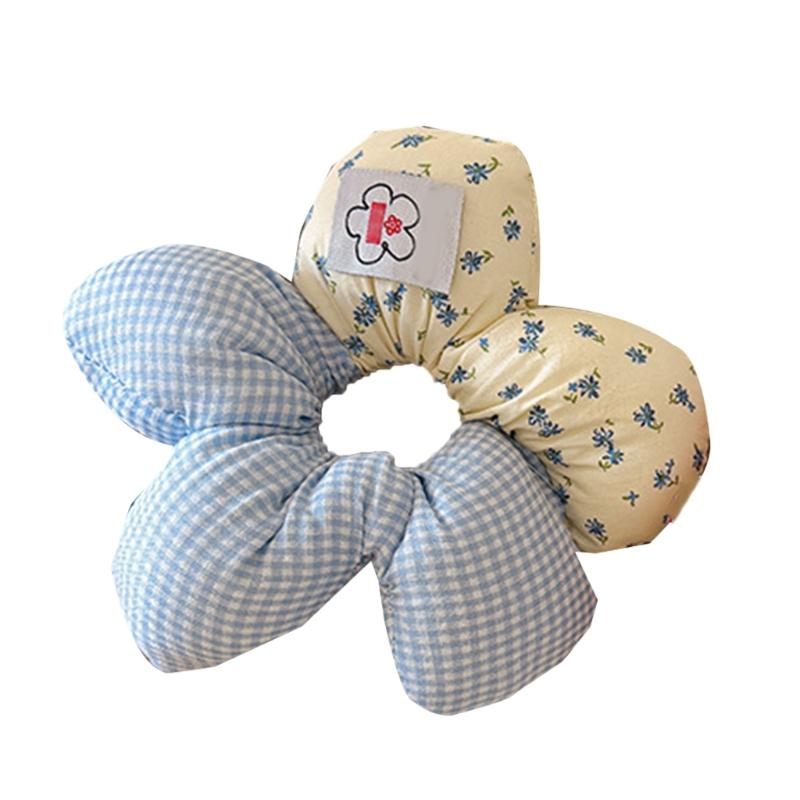 Модная Большая Цветочная Резинка для Волос Преувеличенная Полосатая Цветочная Резинка для Волос Головной Убор Держатель для Хвоста для Вечеринок