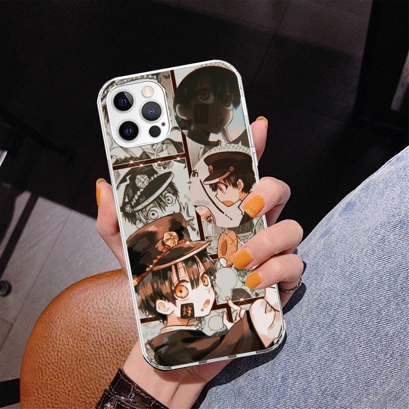 Anime Toilet Bound Hanako Kun Phone Case For iPhone 17 Air 16 Pro Max 16E 15 + 14 Plus 11 12 13 Mini 7 8 SE Gift Print Cover Fun