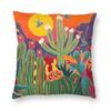 Delights Of The Spring Desert Square Pillowcase Polyester Linen Velvet Printed Zip Decor Pillow Case Sofa Seater Cushion X