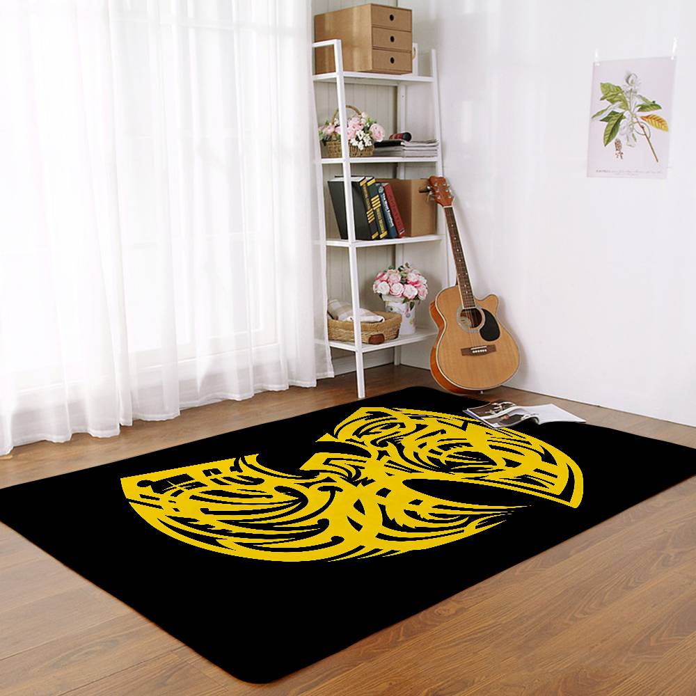 W-WU-TANG Fashion Floor Mats Home Laundry Rug Carpet For Living Room Decor Lounge Area Anti-slip Foot Mat Entrance Doormat