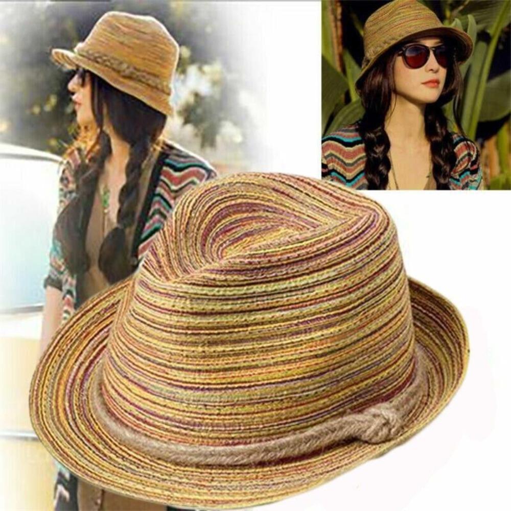 

foldable Ladies Sun Hat Wide Brim Sunhat Simple Outdoor Hat Summer Camping Supplies