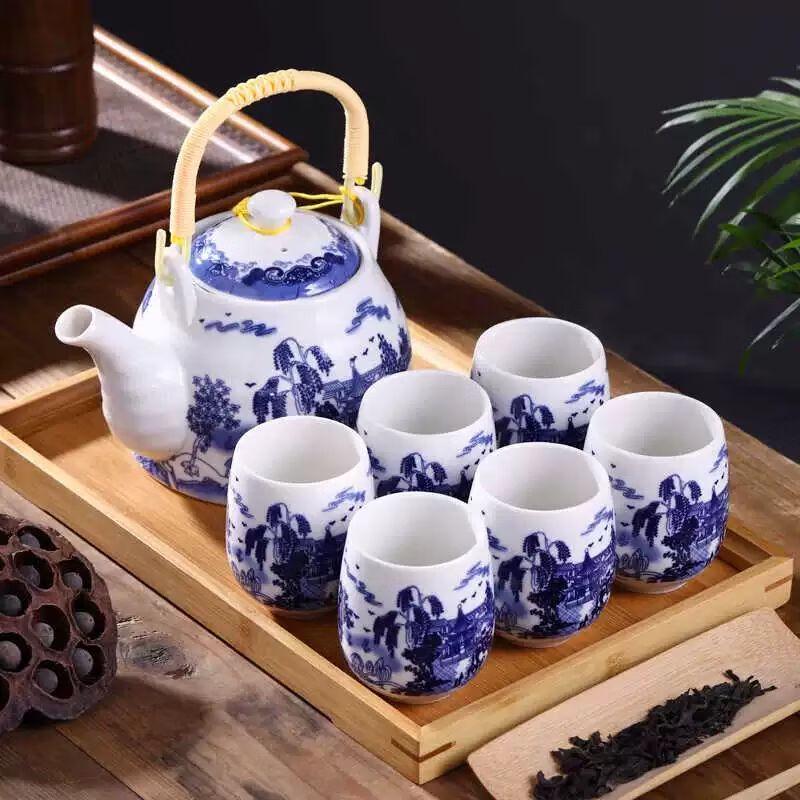 Jingdezhen Ceramic Kung Fu Tea Set