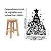 3D Acrylic Christmas Tree Wall Stickers for Living Room Entrance Decor