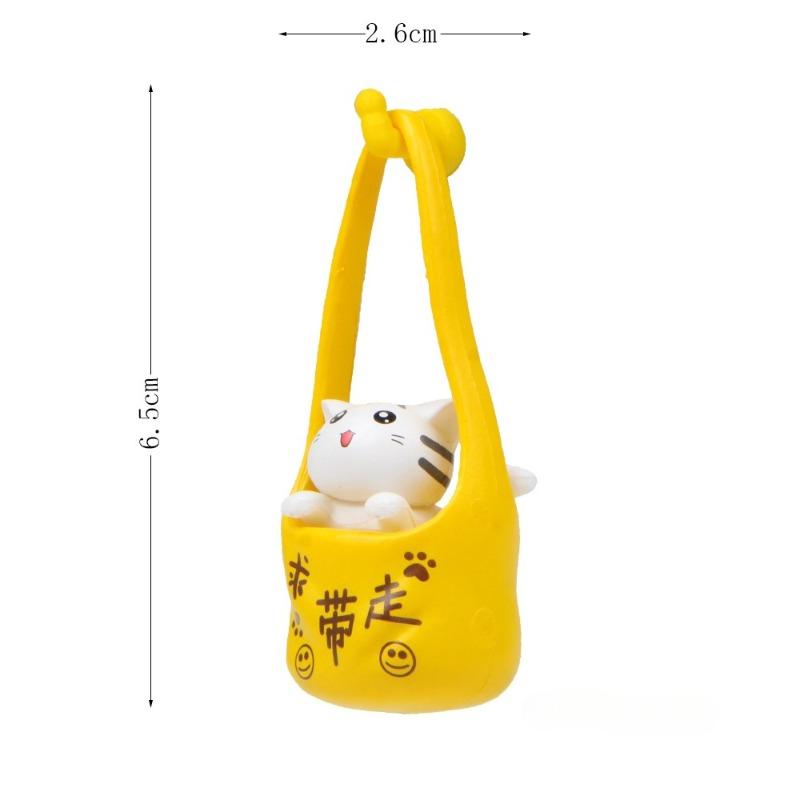 Please Take Away The Creative Three-dimensional Magnetic Clasp Fridge Magnet and Magnetic Sticker of The Smiling Cat and Panda