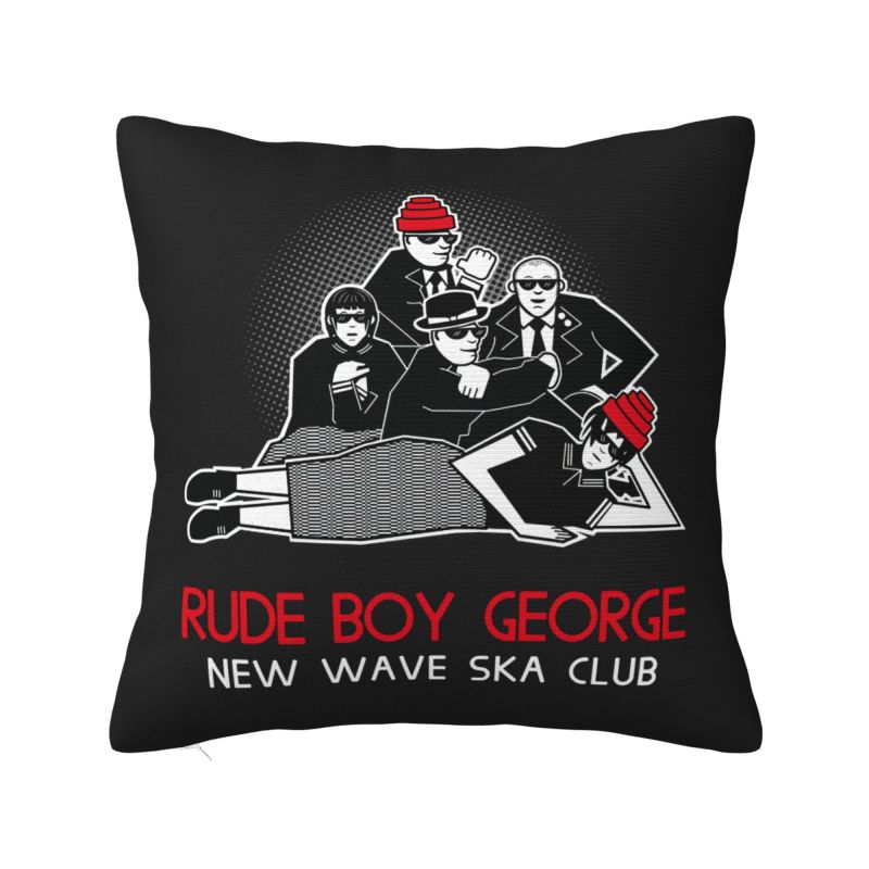 Custom Ska Reggae Jamaica Music Pillow Case Cushions Cover For Sofa Square Pillowcase