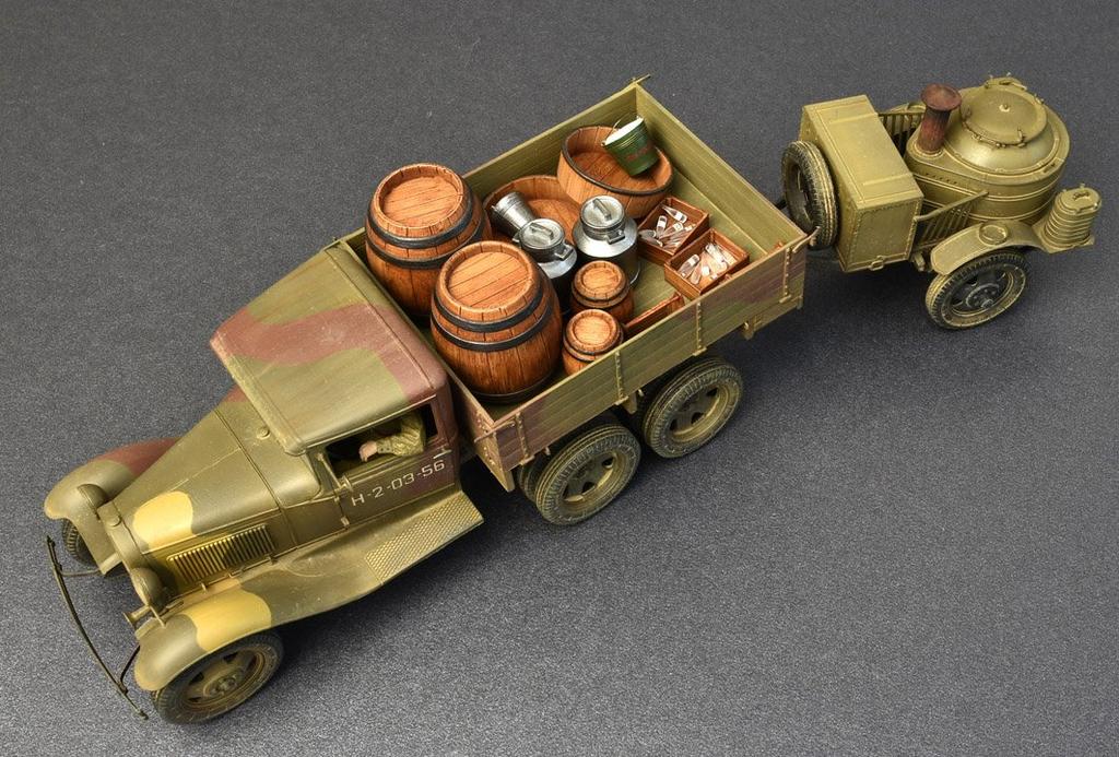 Miniart Scale Soviet Truck Type AAA Field Plastic Model MA35257 1/35 2-Ton (with Kitchen)