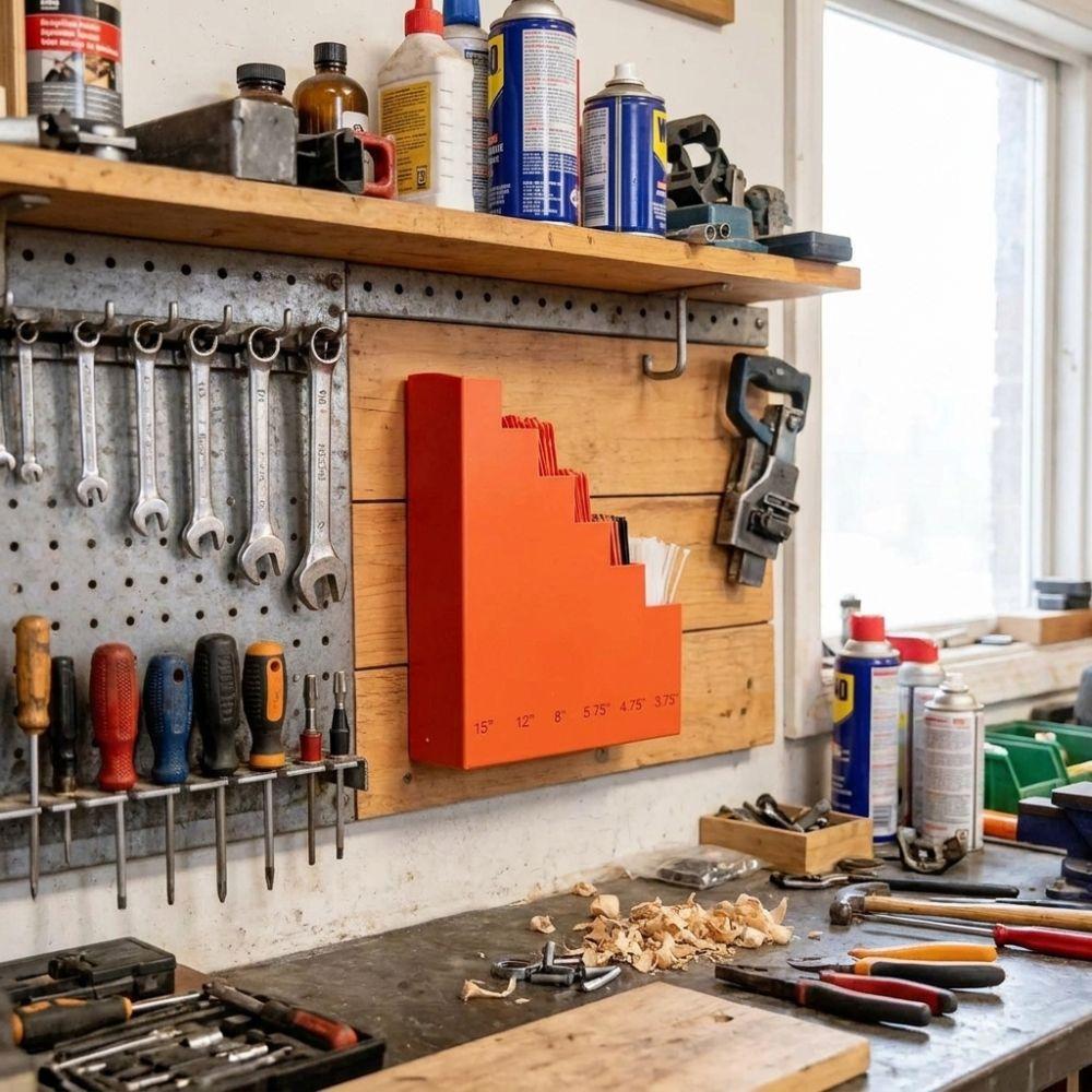Solid Integrated Forming Wall Mounted Tool Hanger 3D Printed Cable Tie Organizer Wall Surface