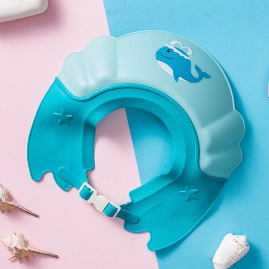 Cuffia da Doccia per Bambini Bordo Liscio Protezione per le Orecchie Portatile Bambino Neonato Antiriflusso Bagno Lavaggio Capelli Cappello Vita Quotidiana